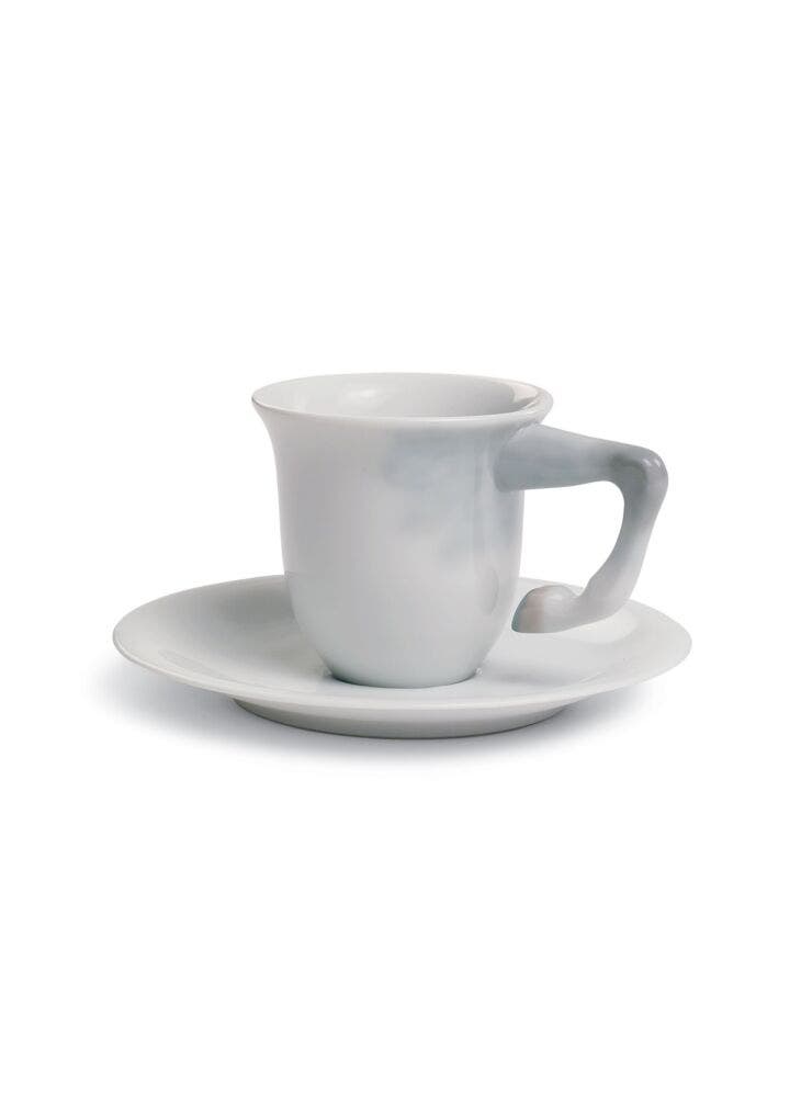 Taza café con plato Equus en Lladró
