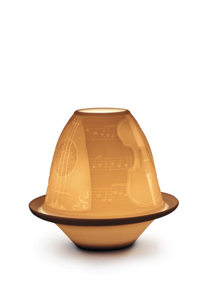 Litofanía Navidad Instrumentos musicales en Lladró