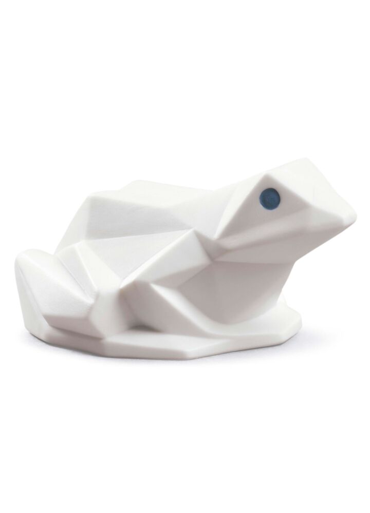Frog Figurine. Matte White in Lladró