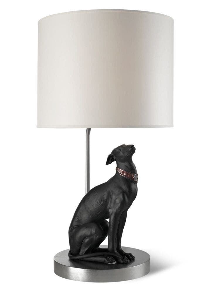 Lámpara de mesa Galgo atento (US) en Lladró