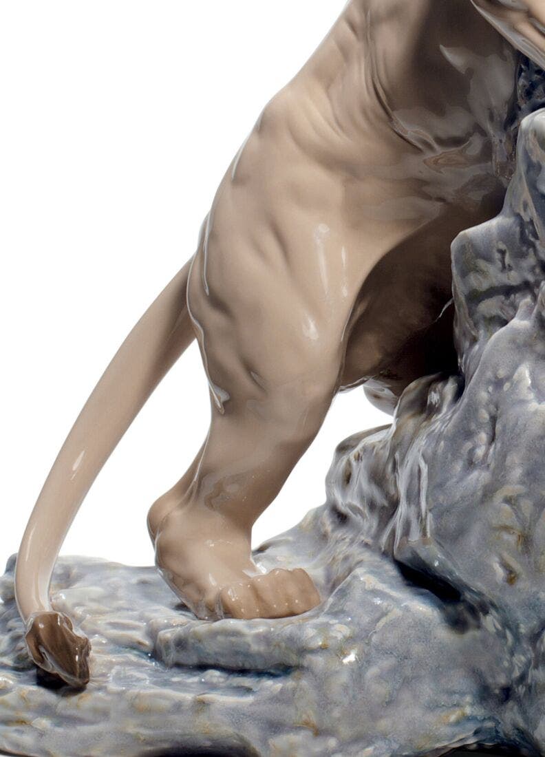 Lion Pouncing Figurine, 1 of 5